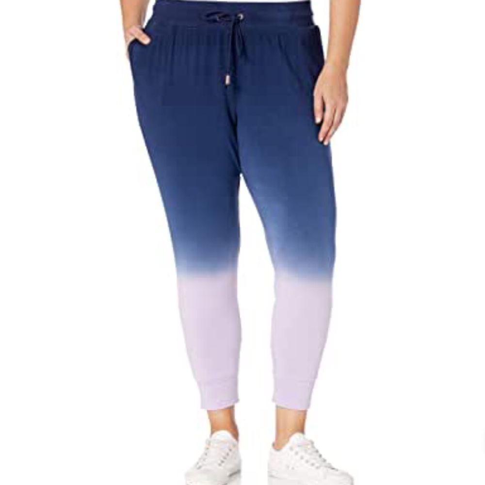 SKINNYGIRL OVERRULED DRAWSTRING TAPER KNIT ANKLE JOGGER PANTS